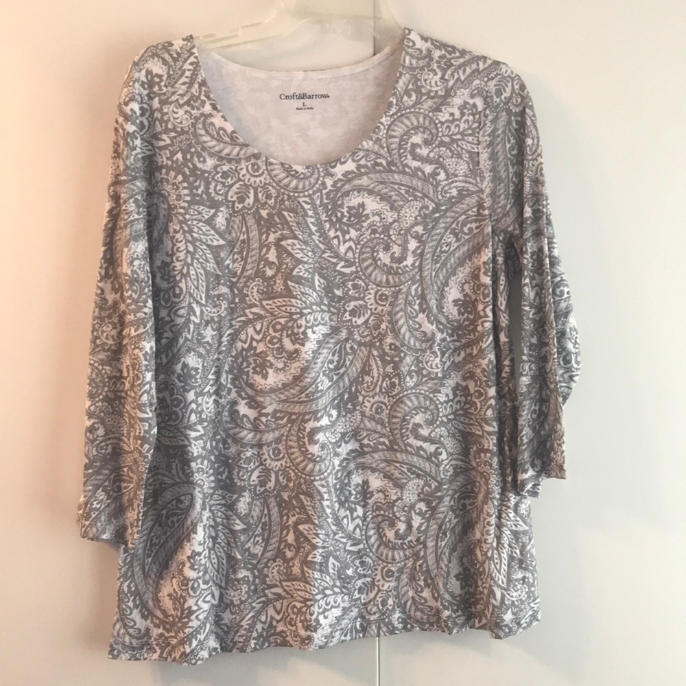 Croft&Barrow 3/4 Sleeve Shirt